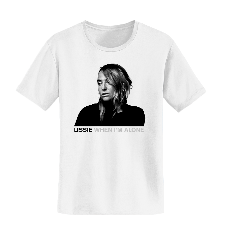 When I'm Alone White Tee