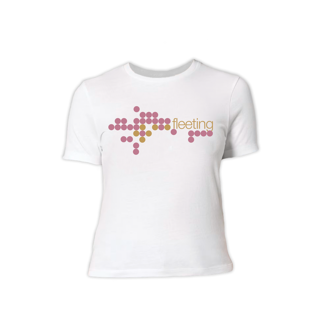 'fleeting' fitted tee